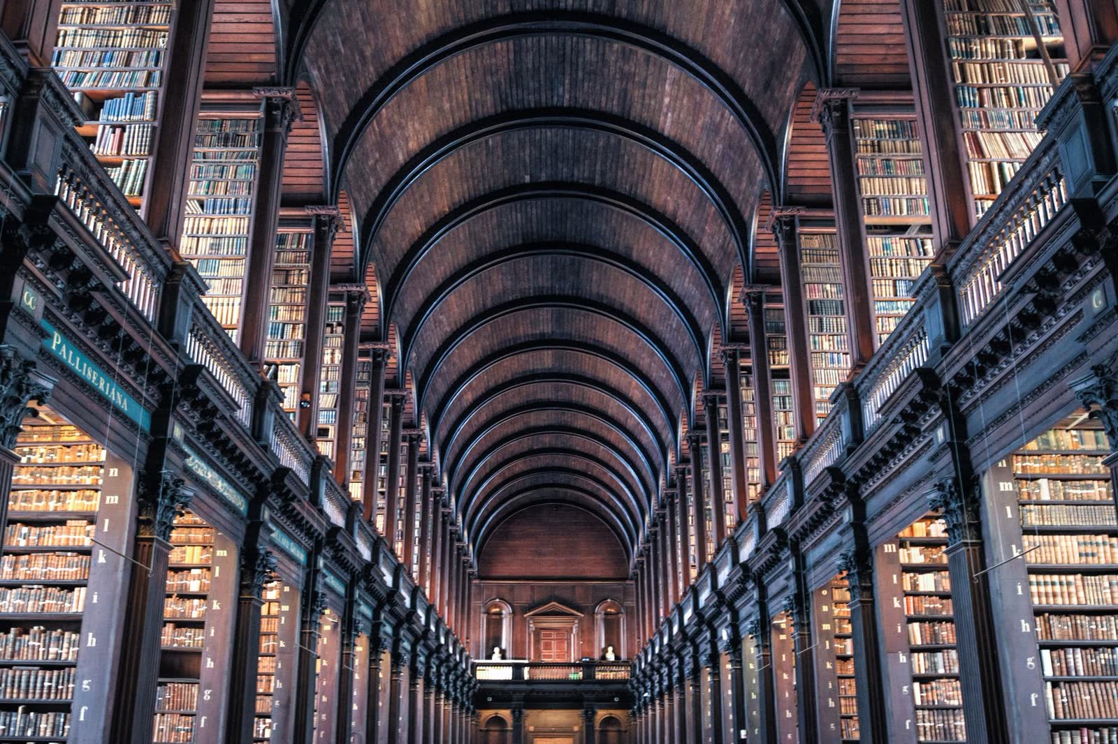 A university library reading room